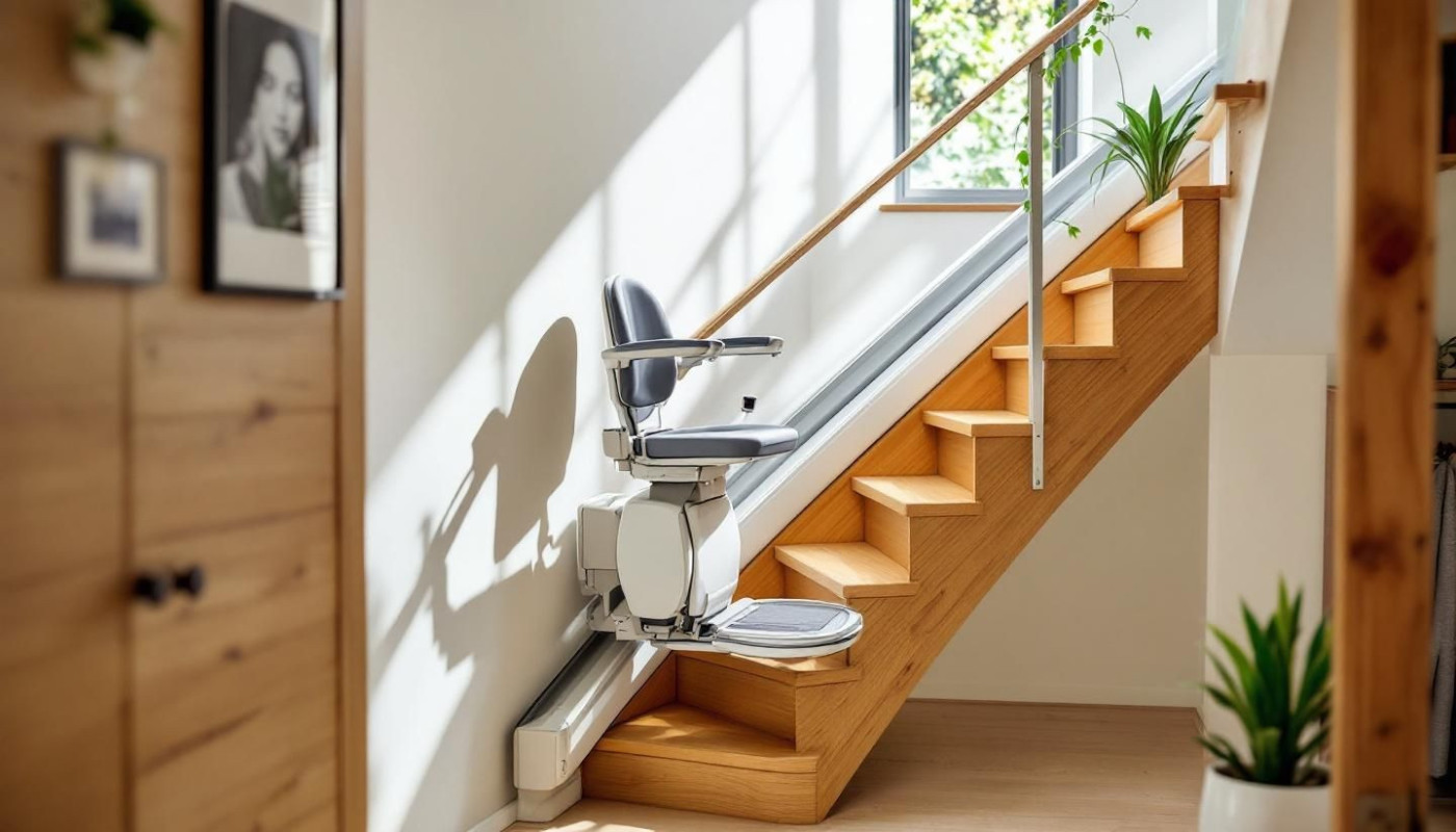 Optimisation de l'espace : est-il possible avec un monte-escalier ?